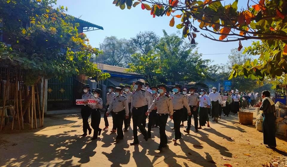 Magway against the military dictator